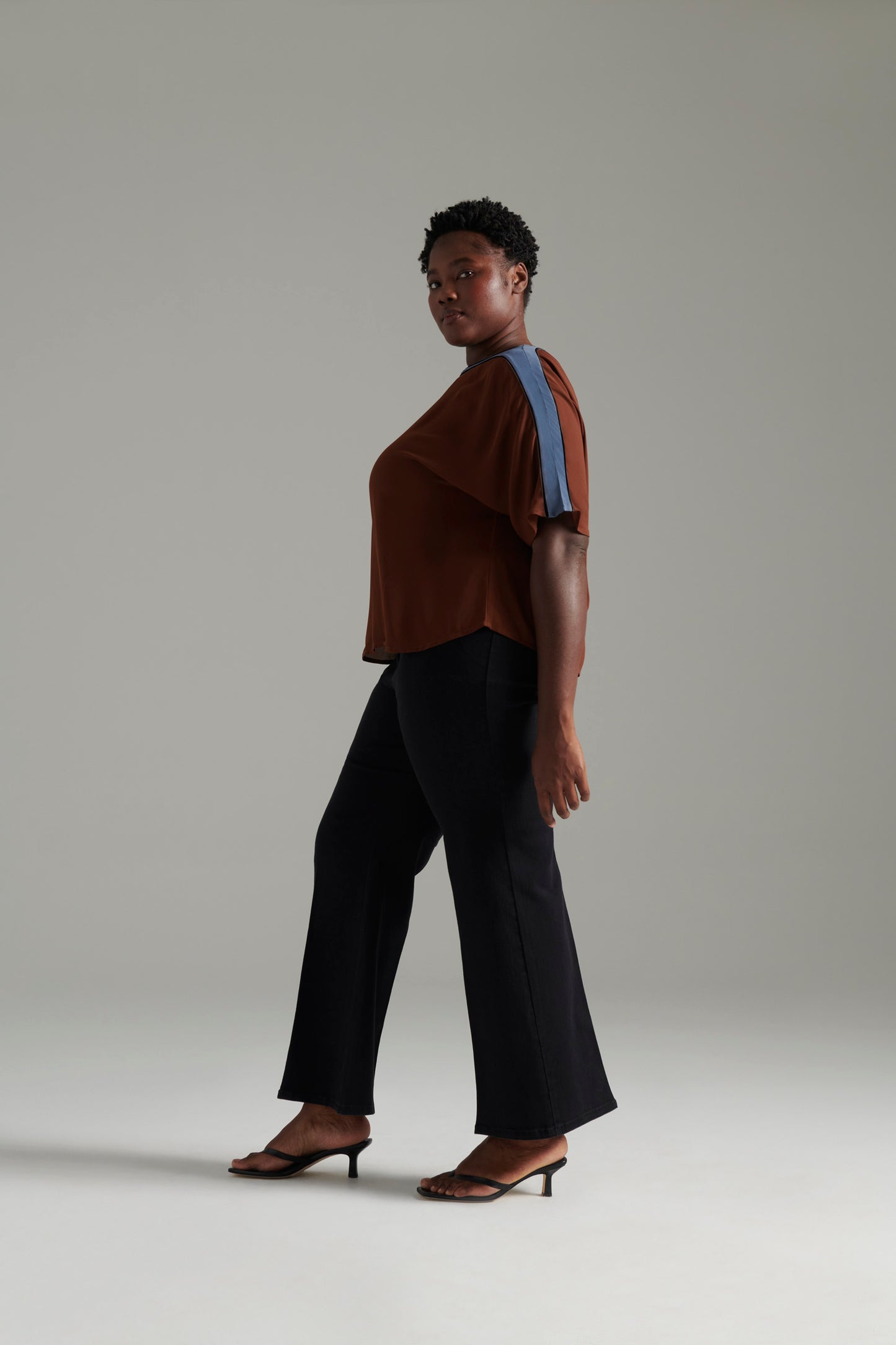 Coffee | Georgette Marni Top | side