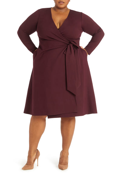 Ponte wrap outlet dress