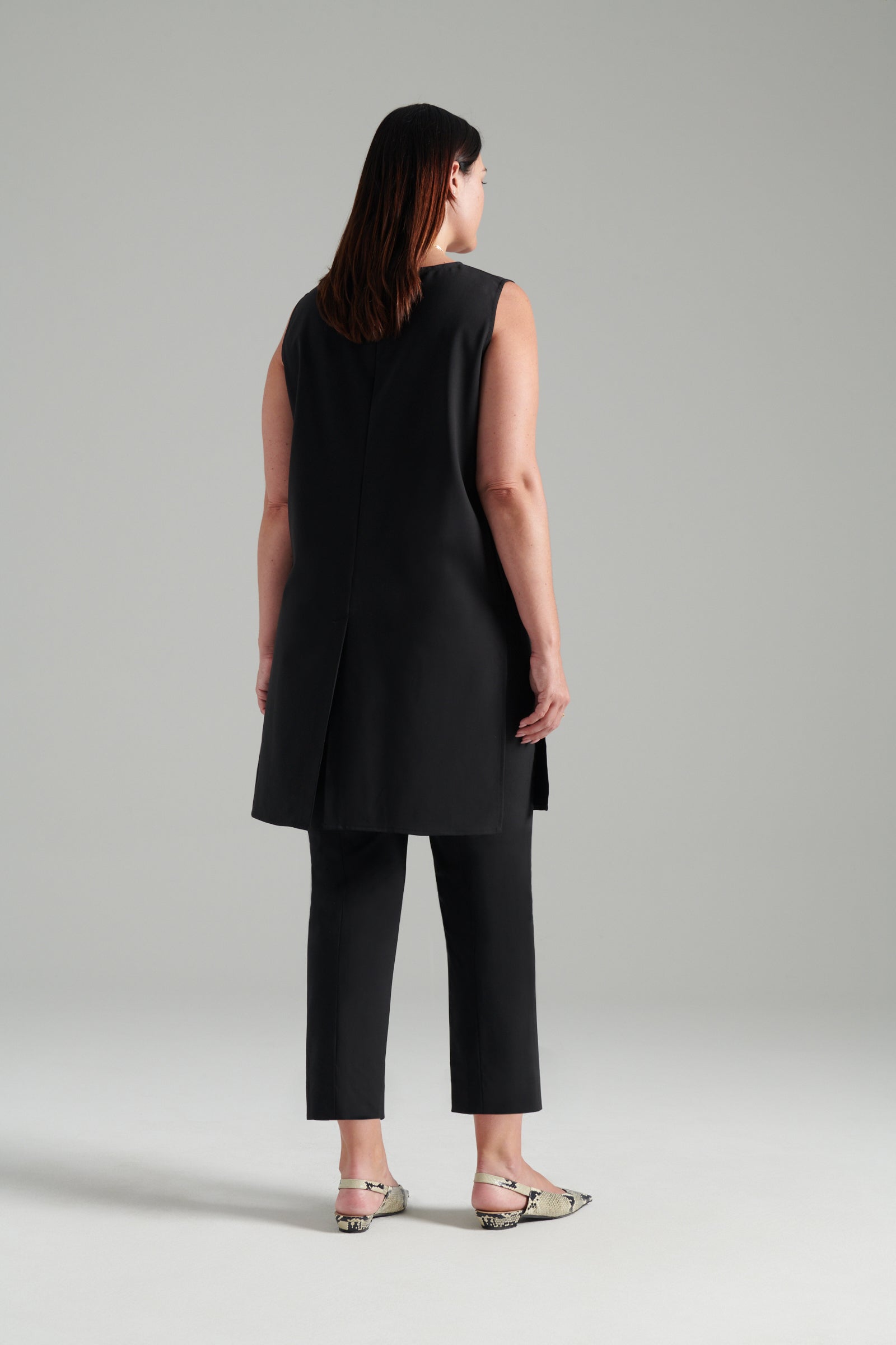 Black | Lucie tunic | back