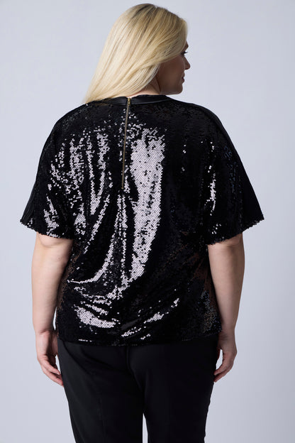 Black | Marni Sequin Evening TShirt | back