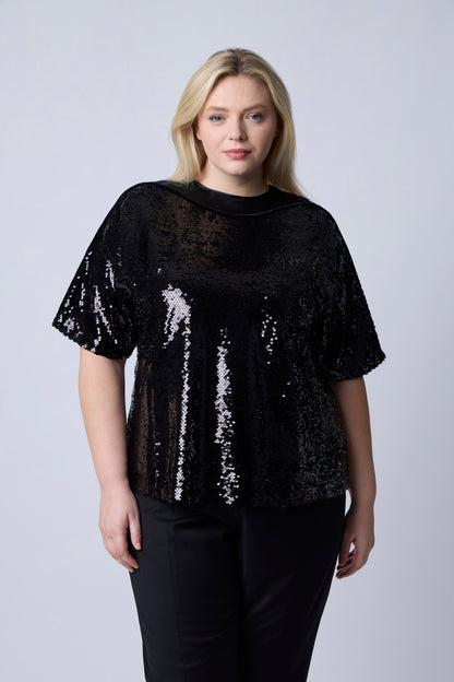 Black | Marni Sequin Evening TShirt | front