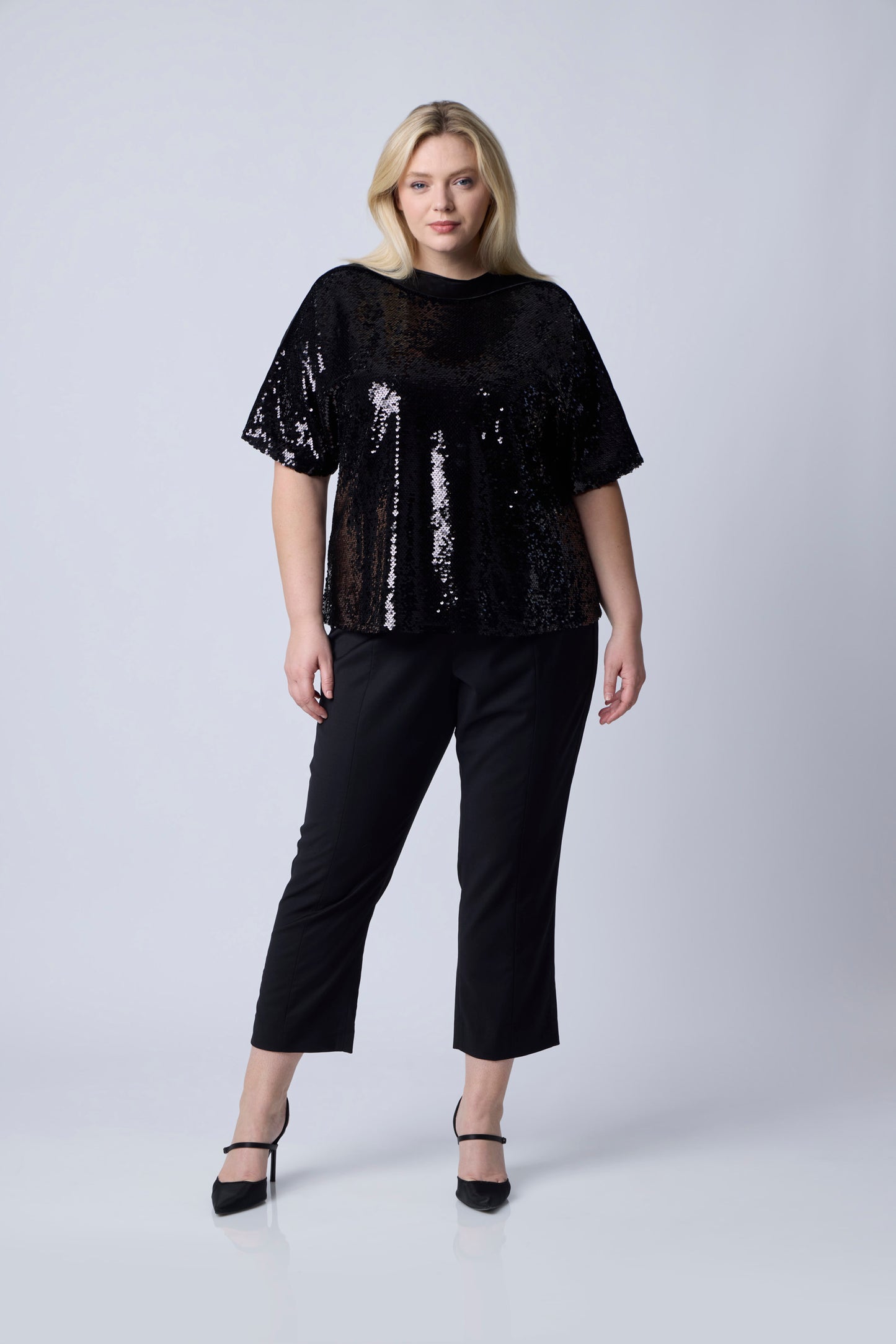 Black | Marni Sequin Evening TShirt | front