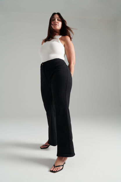 Black | Dalita Denim trouser | alt1