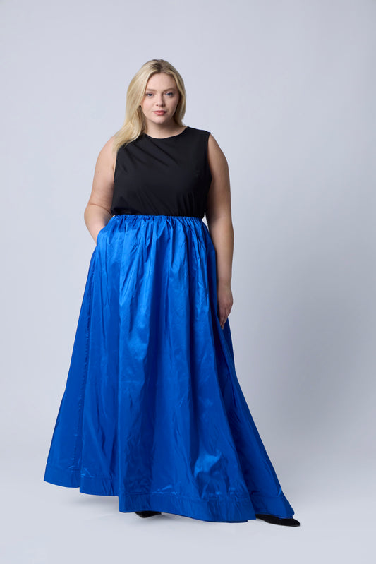 Yves Klein Blue | Ingrid Maxi Ballgown Skirt | front