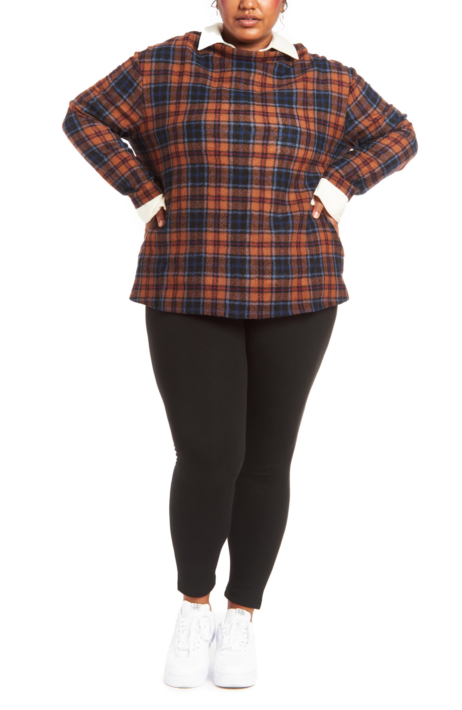 Raspberry multi | Anette Funnel Top - Front View 