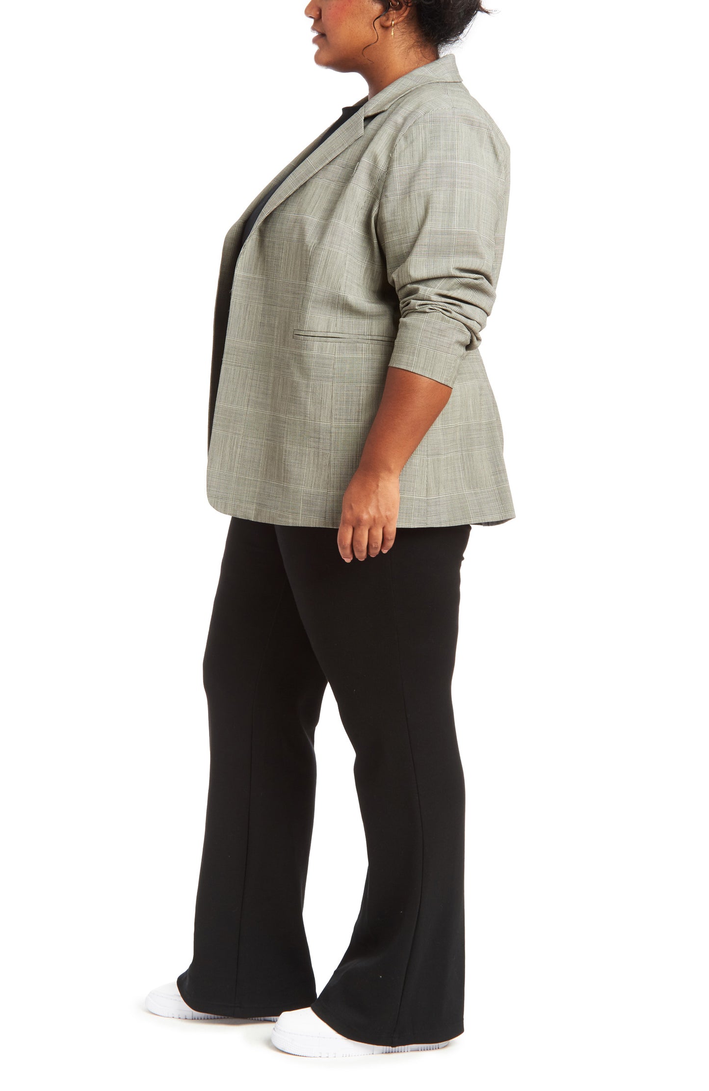 Black | Flared Leggings-side