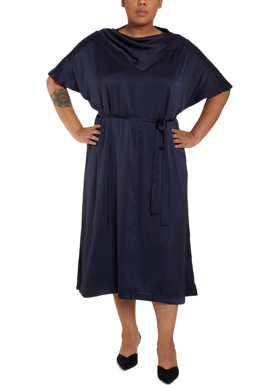 Navy | Maura Dress | front