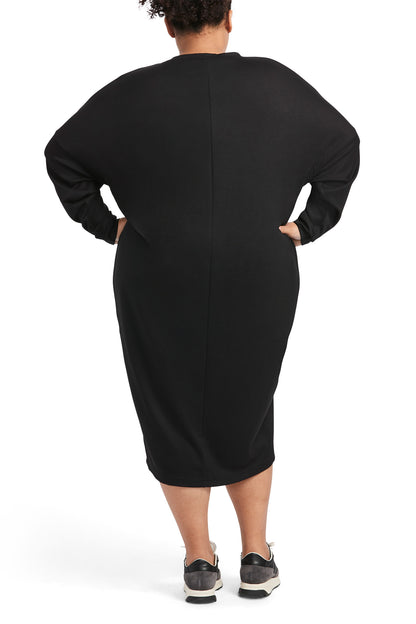 Black | Sandra cocoon dress-back